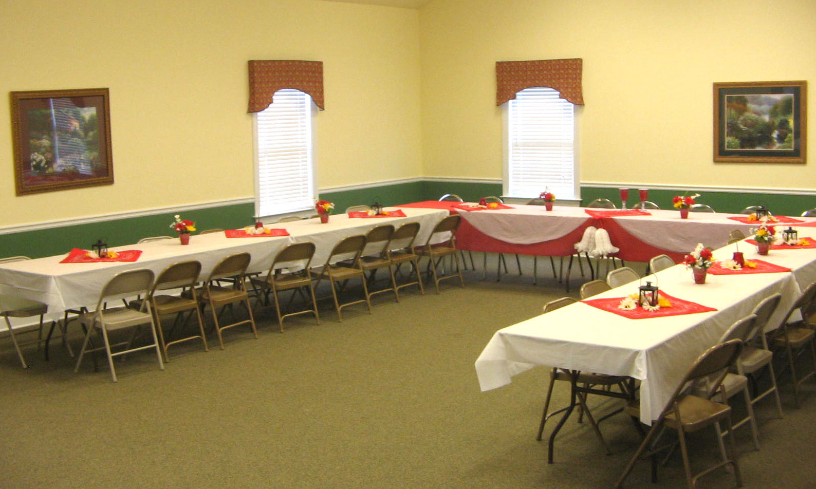 inside community room